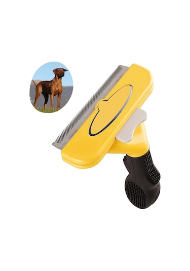 BUFFER® Kedi ve Köpekler İçin Kısa Tüylü Köpek Tarağı Tüy Toplayı