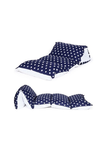 Bundera Puf Yıldızlı Çocuk Katlanır Yer Minderi Bebek Yer Yatağı