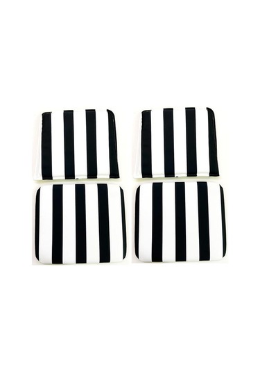 Knsz minder seti 2 li mazlum tuan kumaş oturma ve sırt tel sandalyesi minderi bir arada