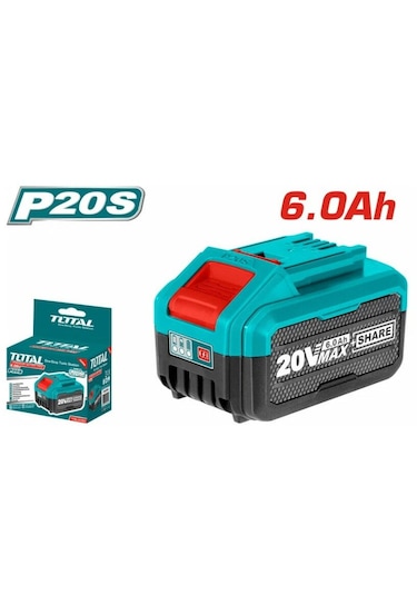 Total Lı-ıon 20v 6.0 Ah Batarya Yedek Akü Tfblı2060