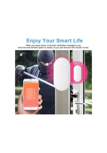 Trendooze Zigbee Uygulaması Sensörü Sensörü Pencere Mıknatıslı Kapı Kapı Kablosuz İle Güvenlik Ewelink Ev Dedektör Anahtar Alarm Akıllı Açma Nz