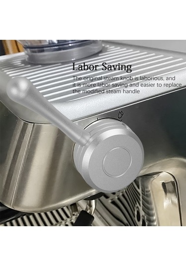 Metabagua Sage/ 870/878 Kahve Makineleri Için Buhar Kolu Yükseltmesi, Gümüş Zzlm47 Çok Renkli