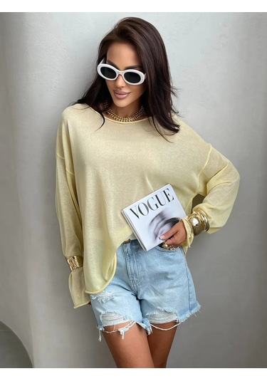 Altegro Yazlık Oversize Kazak 376553896