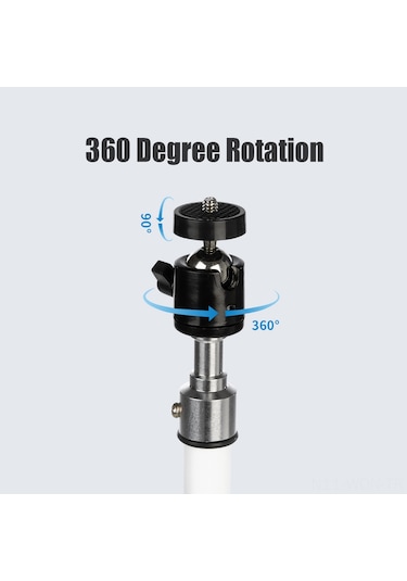 Neevoyu Wanbo Projeksiyon İçin Evrensel Ayarlanabilir Tripod: 3 Bölüm, 30-170cm Yükseklik, 360 Görünüm Açısı, Beyaz Spcc Çelik