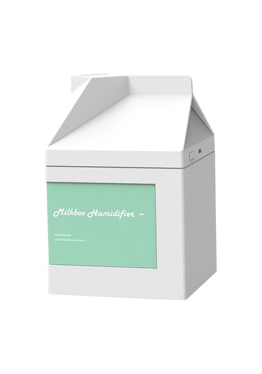 Geeksen Milk Box Şeklinde Usb Ev Ofis Kullanıma Uygun Ultrasonik Buharlaştırıcı, 50ml/saat Buhar Miktarı, Sessiz Çalışma, İki Modlu Nemlendirici