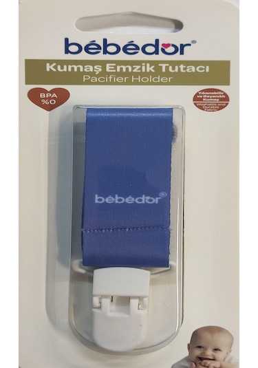 Bebedor Kumaş Emzik Tutacı 7502 Mavi