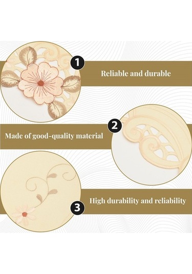 Ulzyvf Örtüsü Masa Masa İşlemeli Havlusu Ev Dikdörtgen Diğer Dekorasyonu Zc Diğer