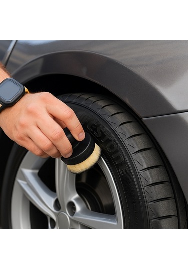 Periboia Siyah Lastik Parlatma Fırçası