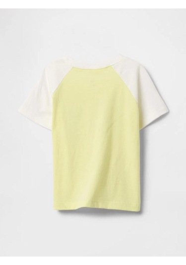 Erkek Bebek Gap Logo T-shirt Sarı-5984 Sarı