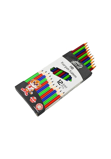 Gen-of Hb Köşeli Kurşun Kalem Gen-6000 144 Adet