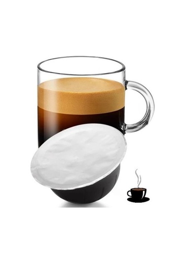 Metabagua 100 Adet 62mm Tek Kullanımlık Kahve Kapsülü Mühürler Folyo Krem Köpük Kahve Filtre Kapağı Etiketi Vertuo Için 9p10m2 Gümüş