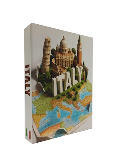 2029 -775 Italy Dekoratif Kitap Kutusu