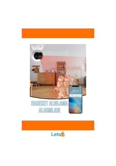 Çift Taraflı Ses Özellikli Wi Fi Güvenlik Kamerası