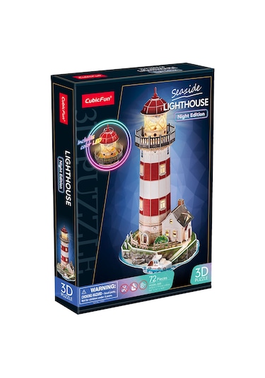 Deniz Feneri 3d Puzzle Led Işıklı L540h