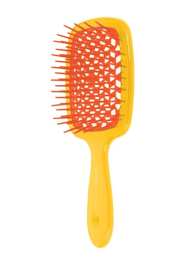Janeke Superbrush Sarı Turuncu Saç Fırçası