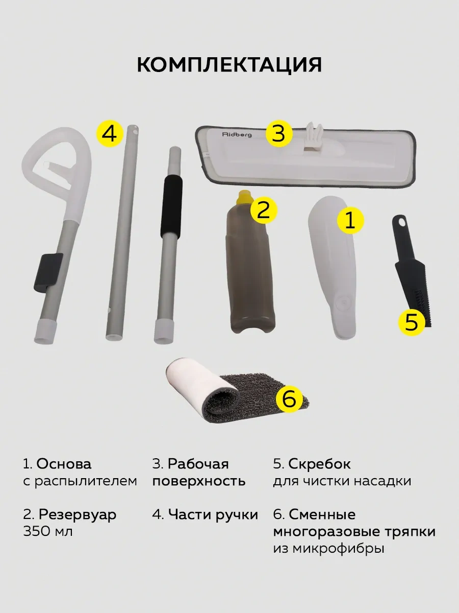 Rıdberg Home Premium Plus 2mop Püskürtmeli Paspas 266534954