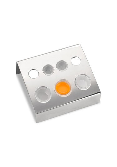 Samdoo Stainless Steel Dövme Mühür Tutucusu - 7 Delikli 1 Büyük, 2 Orta, 4 Küçük - Dayanıklı Ve Temizlenmesi Kolay Dövme Aleti