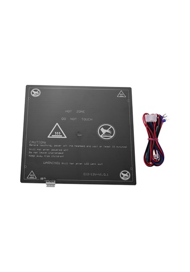 12 V 3d Yazıcı Sıcak Yatak Isıtma Platformu Heatbed Siyah