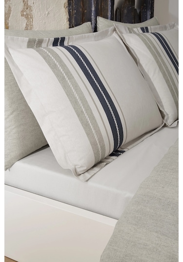 Özdilek Ranforce Çift Kişilik Uyku Seti-marin Line Bej Bej