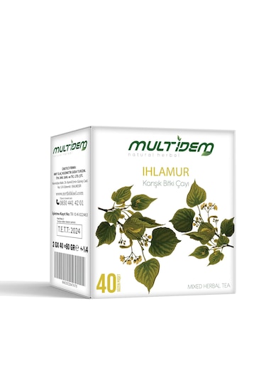 Multidem Hmd Ihlamur Karışık Bitkisel Çay 40'lı