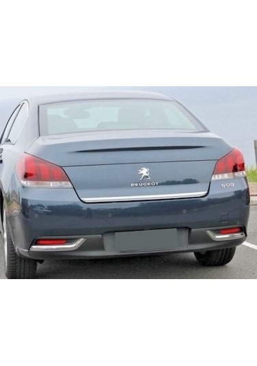 Peugeot 508 Formlu Krom Bagaj Alt Çıta 2010 Üzeri Paslanmaz Çeli