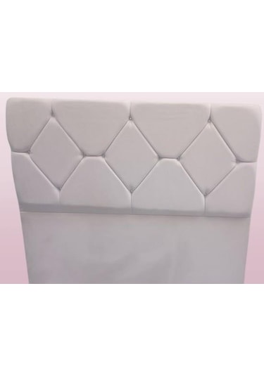 Dk Baklava Model Baby Face Kumaş El Yapımı Çift Kişilik Başlık Krem 150 CM