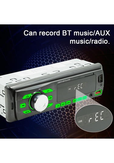 Symbee Araç İçi Çok Fonksiyonlu Bluetooth Mp3 Çalar, Sesli Asistan Ve Radyo Alıcılı Müzik Çalar