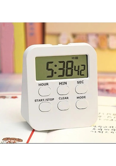 Kronometre Saat Mıknatıslı Buzdolabı Kronometresi Alarmlı