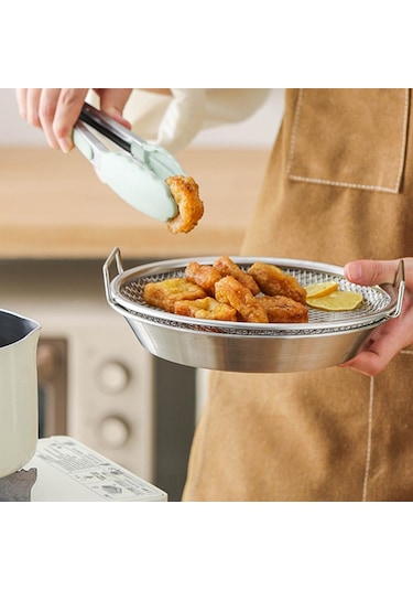 Suntek Kızartma Yağ Filtresi Tepsisi Paslanmaz Çelik 26cm