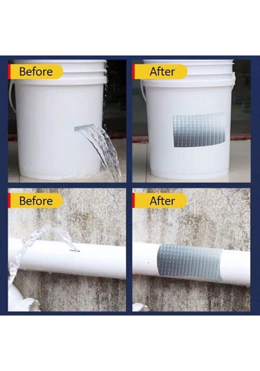 Süper Güçlü Su Sızdırmaz Çamur Bant Tamir Çatlak Bandı 12 Adet