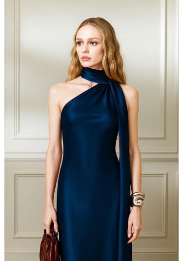 Liriya Elbise Lacivert