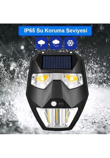 Greentech Güneş Enerjili - Yüz Görünümlü Led Aydınlatma / GT-SL19