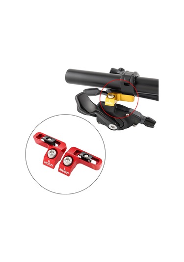 Suntek Bisiklet Fren Seviyesi Vites Adaptörü Hafif Kırmızı