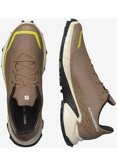 Salomon Alphacross 5 Erkek Koşu Ayakkabı - Kahverengi
