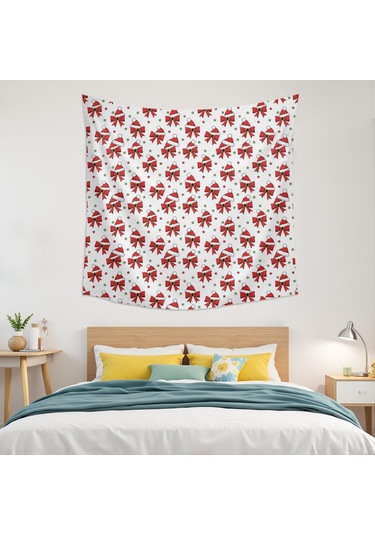 Noel Desenli 59x59 İnç Kare Duvar Halısı, Oturma Odası, Yatak Odası Ve Genç Odası İçin-a118