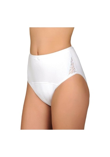 Caretex Orta Emici Lily Kadın Külot 4Xl Beyaz