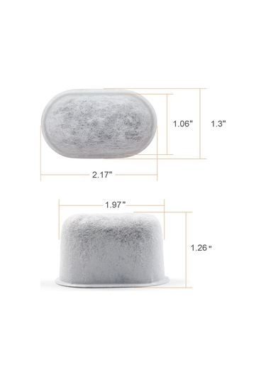 Reedark 6'lı Kahve Makinesi Filtresi Seti - Aktiv Karbonlu - Kirlilik, Kalsiyum Ve Kloru Temizleyen - Keurig Ve Diğer Modeller İçin Uyumlu Diğer