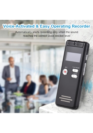 Singree Sessiz Kayıt Cihazı - 32gb Hafızalı, Taşınabilir Ses Kaydedici, Ders/toplantı/röportaj İçin