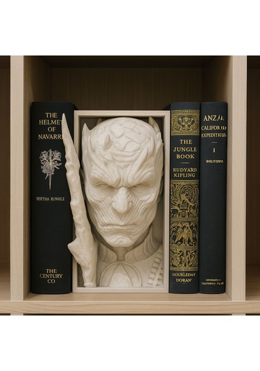 Night King Kitaplık Dekoru