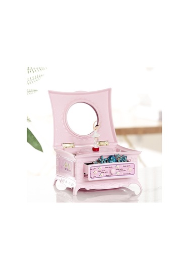 Yuntech01 Zengin Altın Rota Devrilen Balerin Kız Müzik Kutusu, 8 Sesli Sandık, Çekmeceli Dolap, Güneş Gözlüğü Dekorasyonu