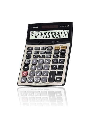 Casio DJ-220D Plus 12 Hane Hesap Makinesi