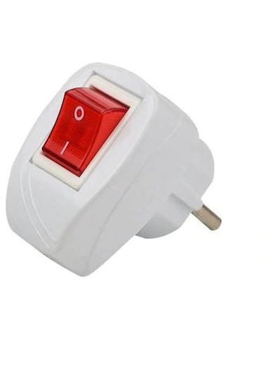 Almera Anahtarlı Topraklı Erkek Beyaz Fiş