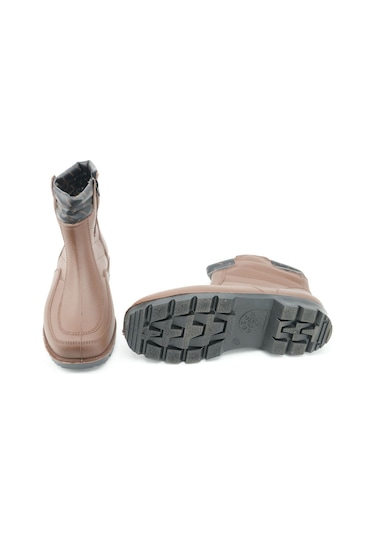 Gezer Kışlık Erkek Fermuarlı İçi Sıcak Astarlı Kar Bot Çizme Gc2kmm.00212.06.092.07 Kahverengi