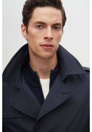 Ds Damat Regular Fit Lacivert Apoletli Beli Kemerli Pardösü/Trenckot 1HF08ORT00013 Lacivert Ds Damat Regular Fit Lacivert Apoletli Beli Kemerli Pardösü/Trenckot 1HF08ORT00013 Lacivert