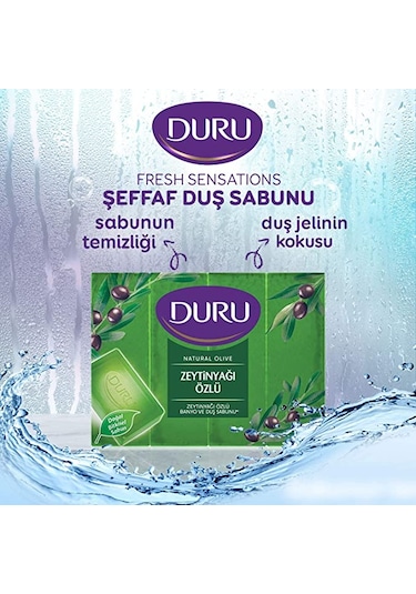 Duru Natural Olive Zeytinyağı Özlü Duş Sabunu 4 x 150 G