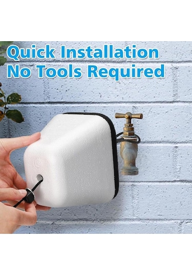 Suntek 2 Adet Açık Musluk Kapağı Donma Koruması