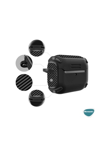 Microsonic Airpods 1. Nesil Uyumlu / 2. Nesil Legacy Cube Kılıf