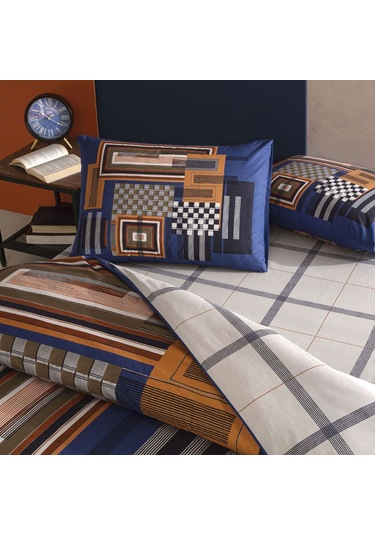 Taç Ravix Ranforce Çift Kişilik Nevresim Takımı Lacivert 000000001000051096 Antrasit