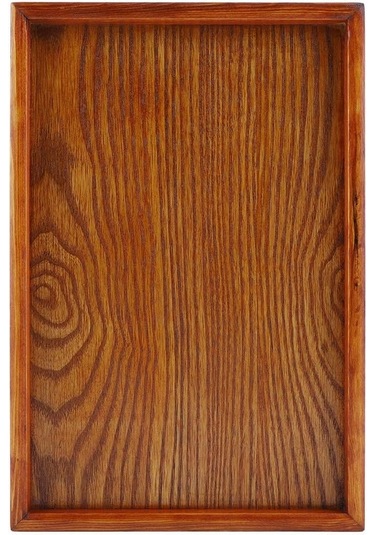 Servis Tepsisi, Dikdörtgen Ahşap Çay Tepsisi Otel Ev Mutfak Tepsileri Atıştırmalık Tepsisi Kahvaltı Tepsisi Gıda Saklama Kabı 30 20cm