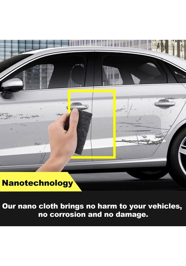 5 Adet Nano Bez Araba Çizikleri İçin Su Lekeleri Tutkal K18977